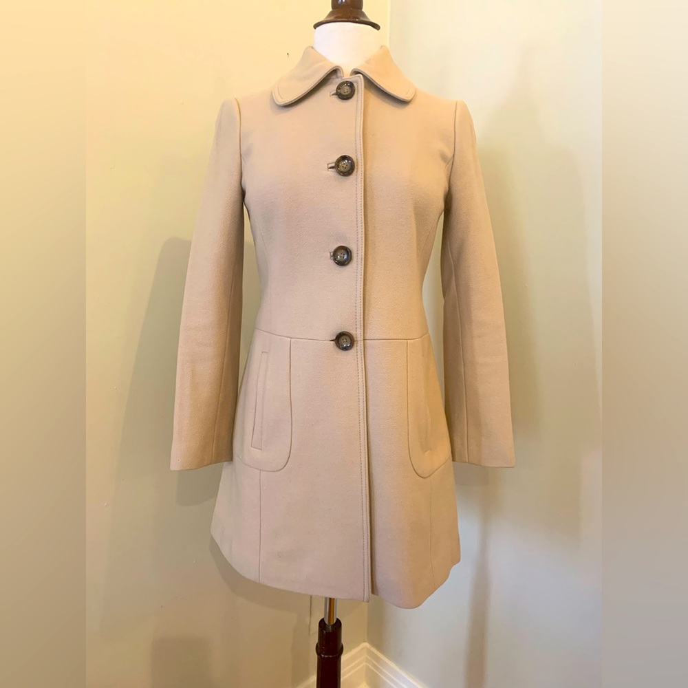 COPY - Banana Republic Beige Winter Coat